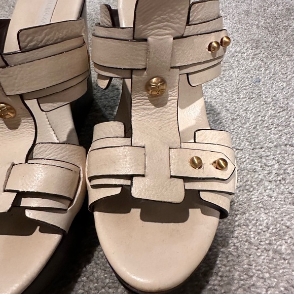 BCBG Cream Sandals - Picture 4 of 9